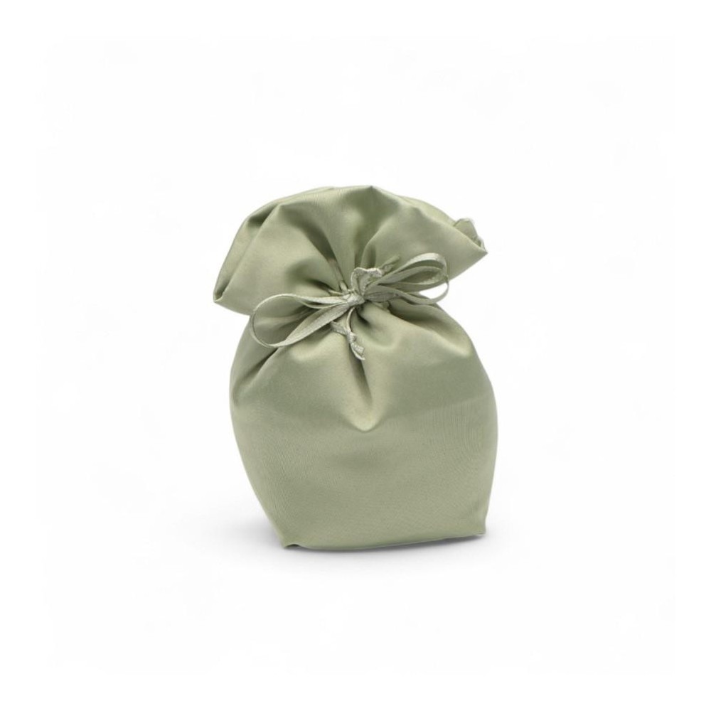 SACCHETTO RASO BON BON 12XH13 VERDE SALVIA